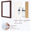Egofine 8x10 Picture Frames Made of Solid Wood with Plexiglass,