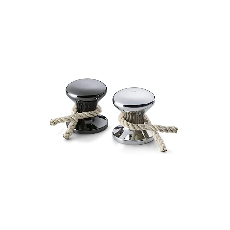 Philippi 273037 Hamburger Shaker for Salt, Nickel, Silver, 4.3 x