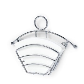Zeller 24866 Coffee Capsule Holder 24 x 6 x 19 cm Chrome