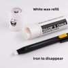 2pcs Heat Erasable Fabric Markers for Sewing with 20 Replacement