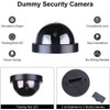 Dummy Camera Fake Security CCTV Dome Camera Flashing Red LED
