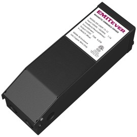 EMITEVER Magnetic Dimmable LED Driver,12V 75W Power Supply Transformer,ETL Listed Compatible with Lutron and Leviton Dimmers,120VAC to 12VDC for LED Strip Light,Kitchen,Cabinet