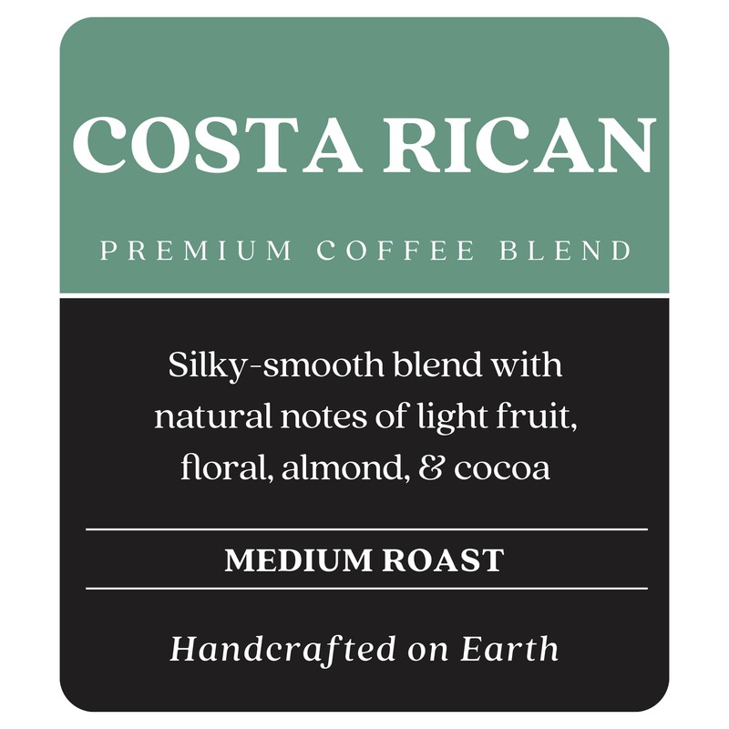 Copper Moon Medium Roast Whole Bean Coffee, Costa Rican Blend,