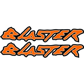 Factory EFX Orange Blaster Swingarm Airbox Number Plate Decals Stickers ATV YFM200 Graphic