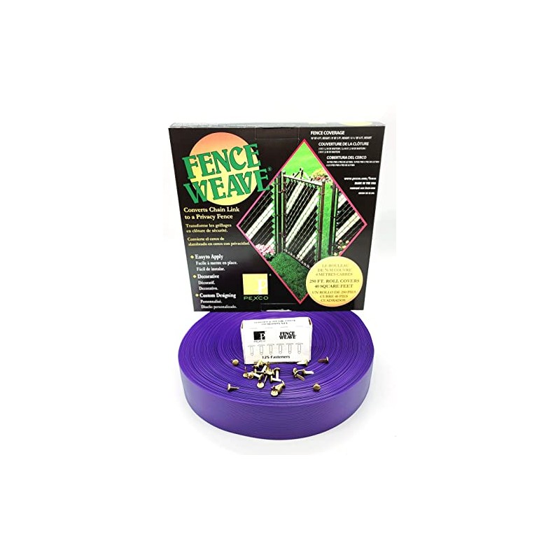 Pexco Brand Fence Weave 250' Roll - Purple - Made