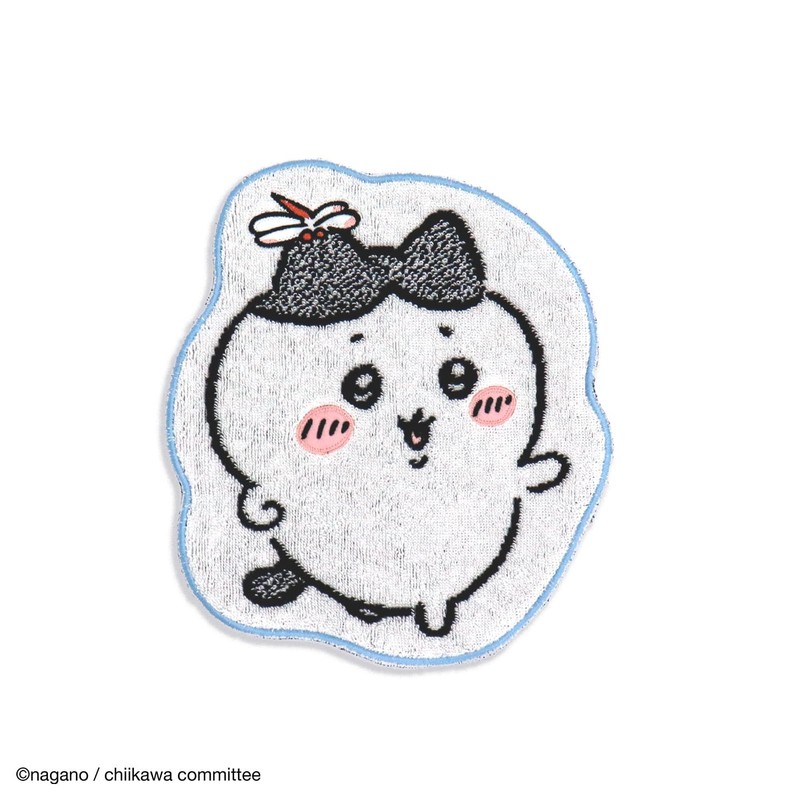 Chiikawa 41-1200120 Die-Cut Towel Handkerchief, Blue, Cut, Packaged, Cute, Approx.