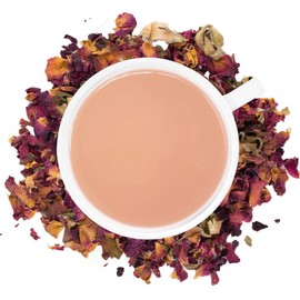 Organic Rose Petals Loose Leaf Tea - 1oz Bag (Approx. 15 Servings) | Full Leaf Tea Co.