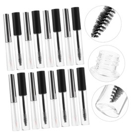 Beavorty 6 Sets Mascara Tube Clear Mascara Empty Eyelash Cream Tube Clear Eyelash Mascara Clear Lash Mascara Wand Tube Empty Mascara Container Mascara Clear Plastic Travel Sample Self Made