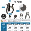 Nishihaya 2-Jaw/3-Jaw Changeable Gear Puller, Pulley Removal Tool, Bearing Puller,