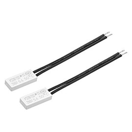 sourcing map KSD9700 Thermostat, 50℃ Normally Open Temperature Switch, N.O 5A Thermal Switch Temperature Controller 2pcs