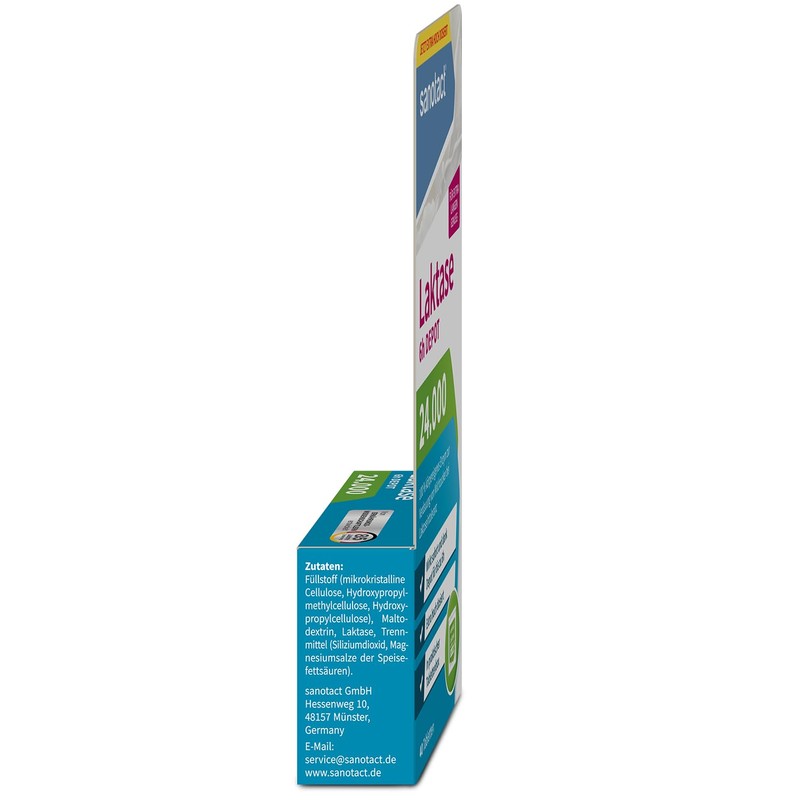 sanotact Lactase 24,000 6h DEPOT (6 x 40 lactase tablets)