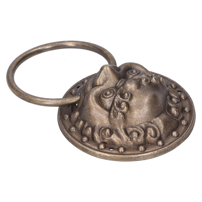 Antique Door Knockers Lion Head Brass Door Pull Retro Door