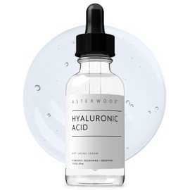Asterwood Naturals- Ácido Hialurónico Sérum 30 ml - Hidratante y Nutritivo                                                                            