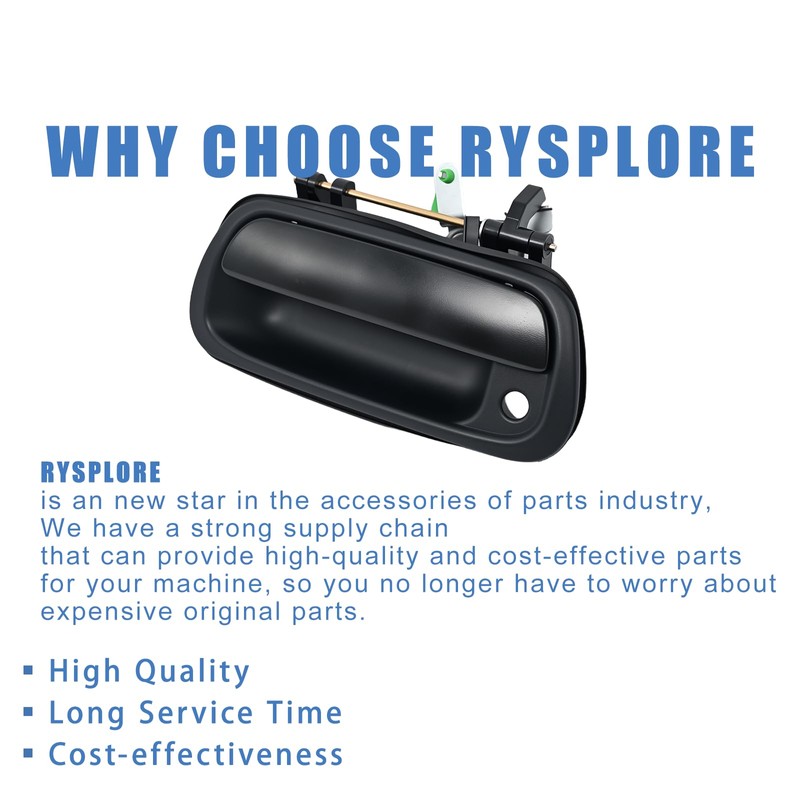 RYSPLORE Upgraded Metal Tailgate Handle Compatible with 2000-2006 Toyota Tundra