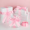 Mauproy 1-1/2 Inch Wide Pink Satin Ribbon, 50 Yards Solid