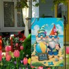 It's 5 O'clock Somewhere Garden Flag Funny Gnome Garden Flag