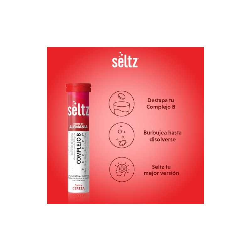 Complejo B Seltz Tabletas Efervescentes - 1 Unidad x 20