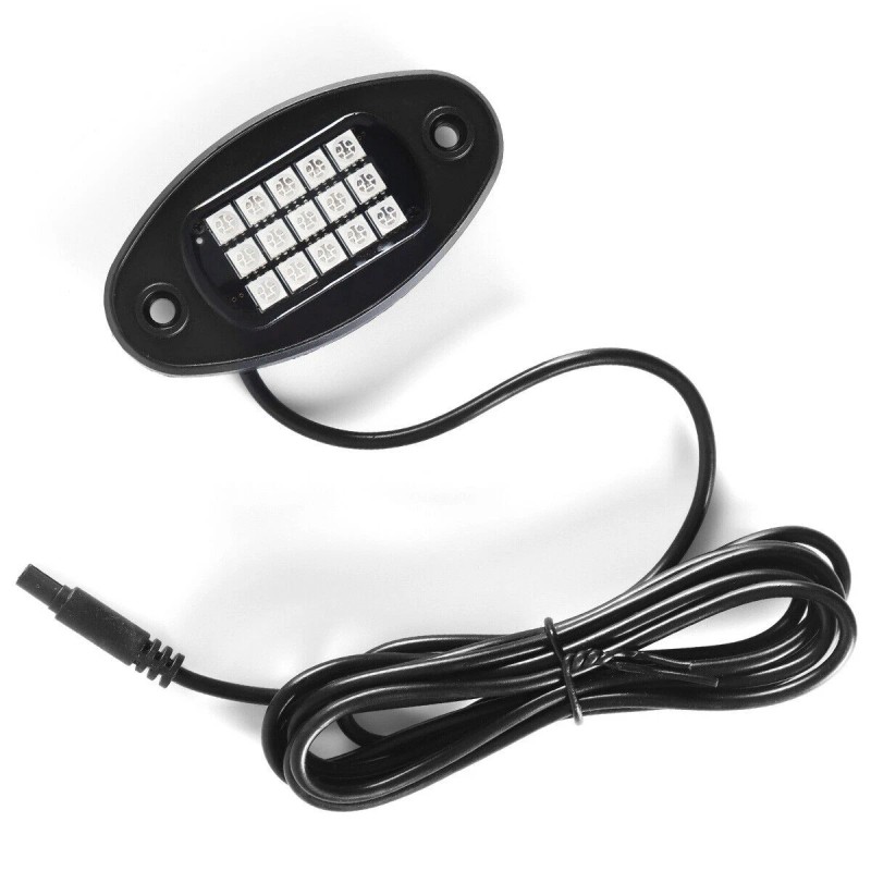 usparts888 8Pods RGB LED Rock Light Kit Underglow Wheel Light