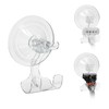 Linkidea 3 Pack Shaver Holder for Shower, Wall Mounted Suction