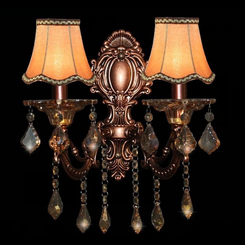 Fuloon Clip on Chandelier Lamp Shades, 3.14x5.51x4.72 in, Small Sconce