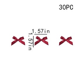 20PCS Mini Bow Hair Clips for Girls Women Cute Satin Hair Bow Pins for Hair Ribbons for Teen Girls Non-Slip Red Bow Hair Barrettes for Hair Design Bowknot Hair Accessories Decorations for Women Girl