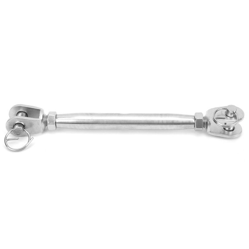 2pcs Jaw and Jaw Turnbuckle Stainless Steel Turnbuckle Rigging Screw