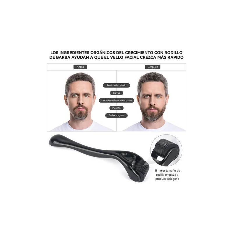Kit Barba Cuidado Para Hombres Herramientas De Bigote 11pcs