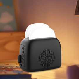 MagiDeal Portable Sound Machine Sleep Machine Adjustable Desktop with 6 Soothing Sounds for Sleep Meditation Kids, Black