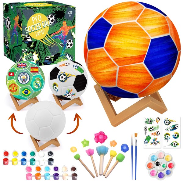 Paint Your Own Football Painting Lamp Kit, World Cup 3D