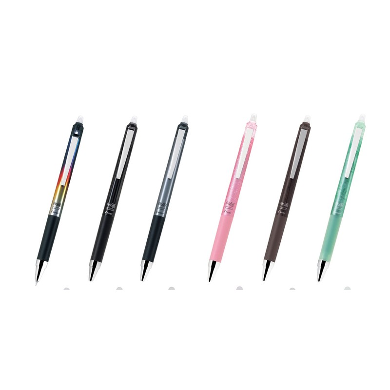 Pilot FriXion Point Knock 04 Design Series LFPK-25S4D-BLB Black Line