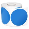 Meitaat Pack of 500 Round Stickers 76 mm Colour Coding