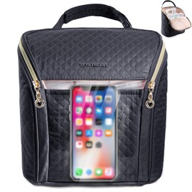 SFYBYHEART Breastmilk Cooler Travel Bag for 3 Baby Bottles Up to 9 Ounce - Insulated Bottle bag for Daycare - Breastmilk Storage Bag - Bottle Cooler Bag