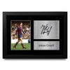 HWC Trading FR A4 Johan Cruyff Barcelona Gifts Signed Mounted