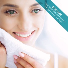 Textile Do 12 X Face Cloth Set 100% Egyptian Combed Cotton Flannel Face Towels 500-GSM Quick Dry And Highly Absorbent Washcloth for Hotel Spa Gym Makeup Remover 30 x 30 cm (White, 12)