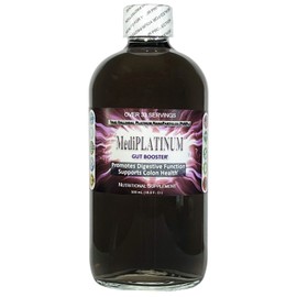Nutraneering MediPLATINUM™ Gut Booster True Colloidal Platinum PtNP Nutrient: 500 mL in Glass