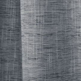 Exclusive Home Burke 100% Blackout Grommet Top Curtain Panel Pair, 52"x96", Indigo, Set of 2