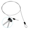Lock Cable, 39.4in Stainless Steel Cable with Looped Ends, Security