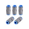 sourcing map Straight Push to Connector Reducer Fitting 12mm to