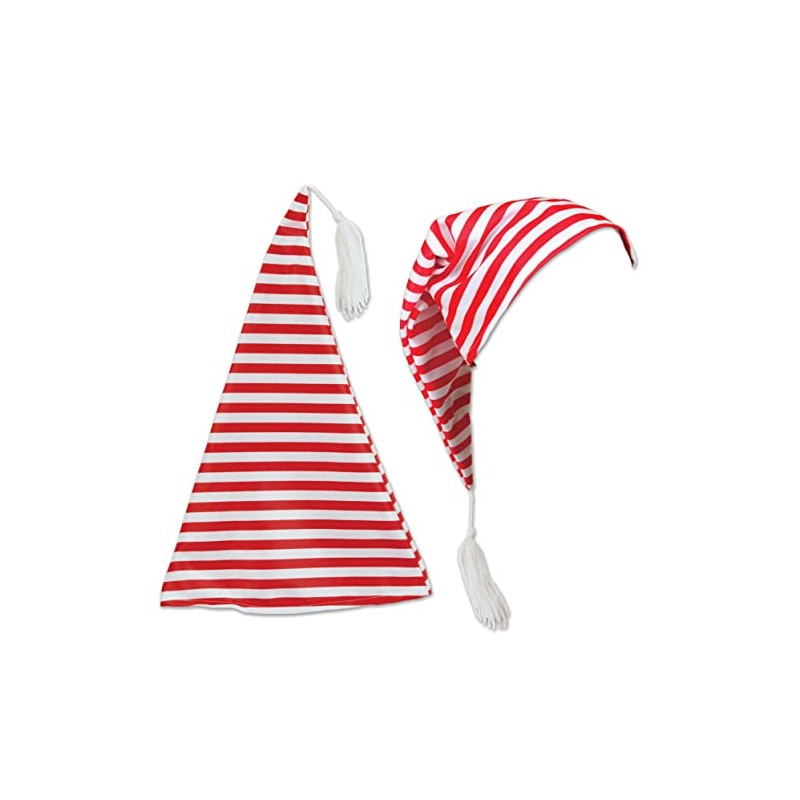 Red and White Stripes Nightcap- 1 pc.