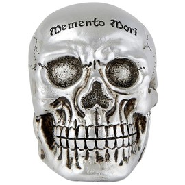 Needzo Memento Mori Religious Decorations, Skull Decoration, Catholic Gifts, 2.75 Inches