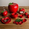 Dish Sponge Holder, Red Apple Scrubby by Home Essentials &