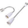 E27 Flexible Light Socket Extender/Adjustable Bulb Extender for Home Light