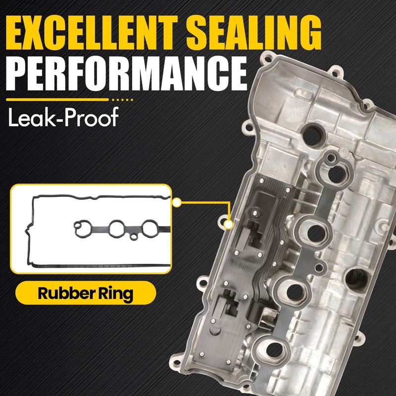 MILIPARTS Aluminum Engine Valve Cover Compatible with 2013-2022 Mazda 3