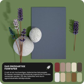 Netuno 10 Sheets of Craft Card Dark Blue DIN A4 210 x 297 mm 250 g Crush Lavender Fine Paper Printable High Quality Special Cardboard Eco Paper A4 for Business Cards Invitation Cards Wedding Cards