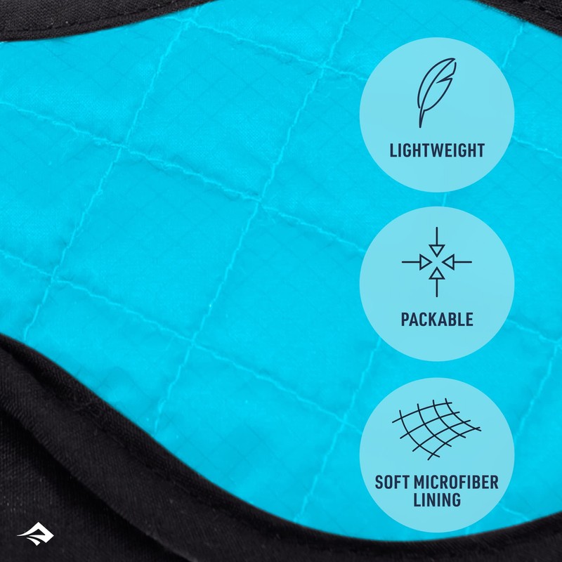 Sea to Summit TravellingLight Eyeシェードトラベルスリープマスク、ハイライズグレー