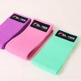 FELTER FITNESS Bandas de Resistencia 3pz, Ligas de Tensión, Gym, Entrenamiento,