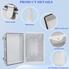YETLEBOX Waterproof Outdoor Electrical Box Junction Box Weatherproof IP67 ABS