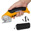 VLOXO Cordless Electric Scissors, AT001 Rotary Cutter for Fabric with