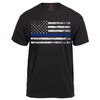 Rothco Thin Blue Line T-Shirt (US, Alpha, XX-Large, Regular, Regular,