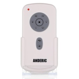 Anderic RH787T Remote Control for Home Decorators Collection RH-786R DC 6-Speed Ceiling Fans - Works with Fanimation Slinger, Regency Gladiator - RR787T / CHQRH787T / CHQ787T / UC787T